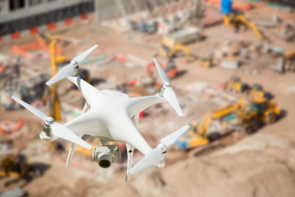 Tecnologias na construção - Drones monitoram os processos no canteiro de obras