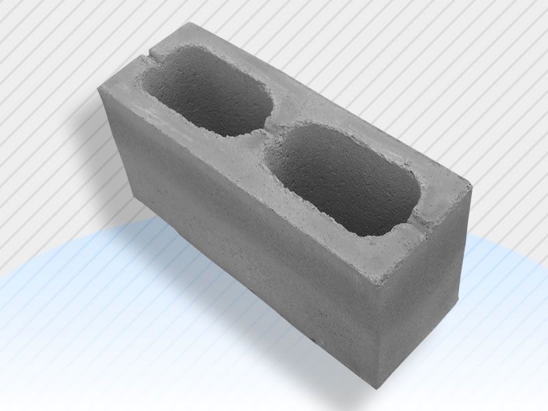 Modelo de bloco de concreto estrutural 