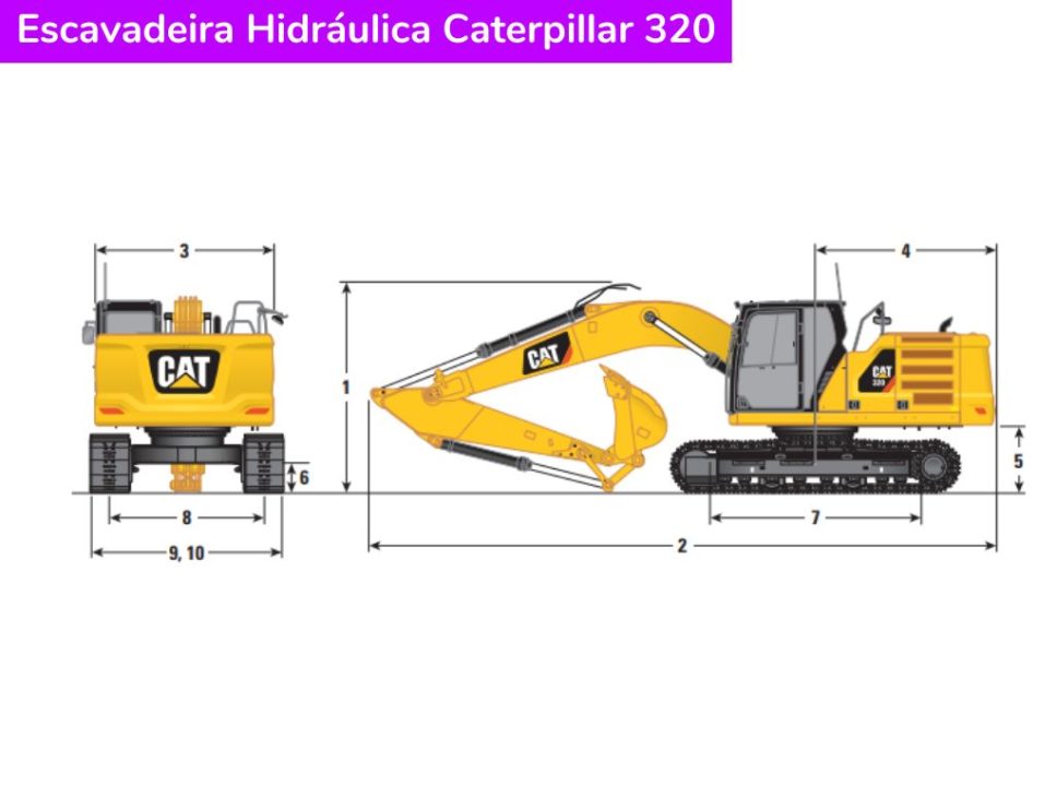Escavadeira Hidráulica Caterpillar 320